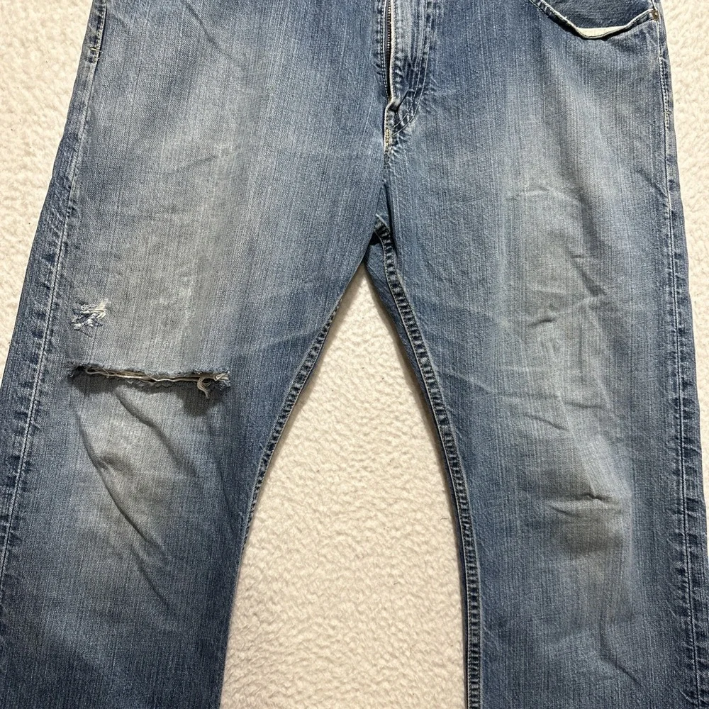 Polo‎ Ralph Lauren Vintage 67 Jeans Men's 36 Blue Denim Distressed Classic Fit